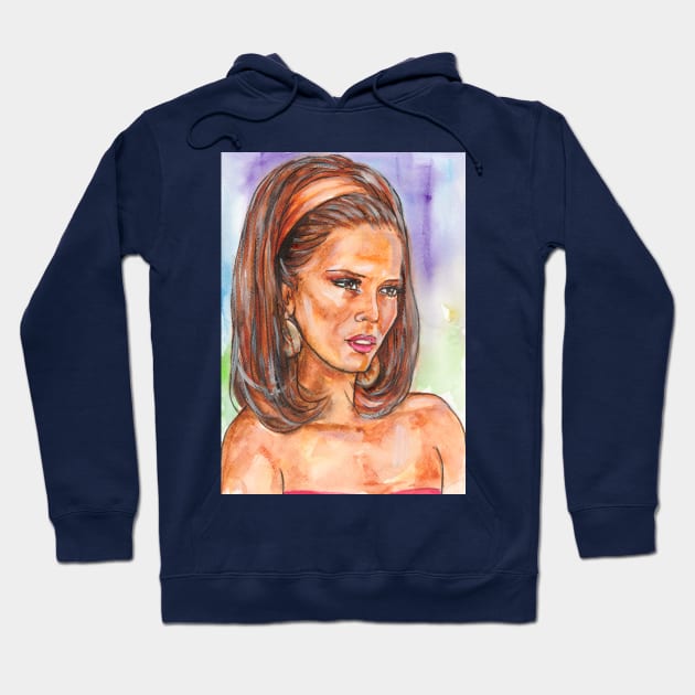 Eva Longoria Hoodie by Svetlana Pelin